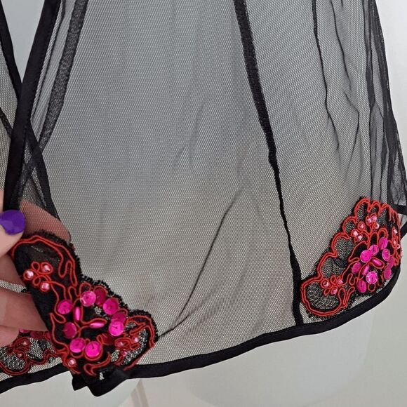 Victoria's Secret Y2K Beaded Chemise Bra size 36 C - Picture 5 of 11